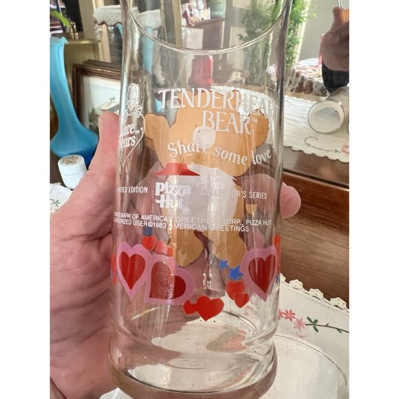 Set of 4 Care Bears Pizza Hut Glasses Vintage 1983 Limited Edition EXCELLENT - Picture 11 of 12